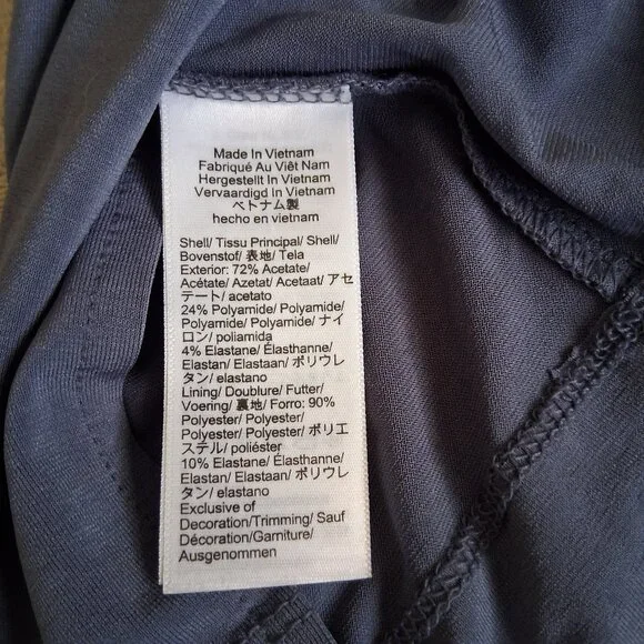 Rouje X J. Crew Women's Size Medium Shadow Grey Cinema Strapless Midi Dress - Picture 7 of 16